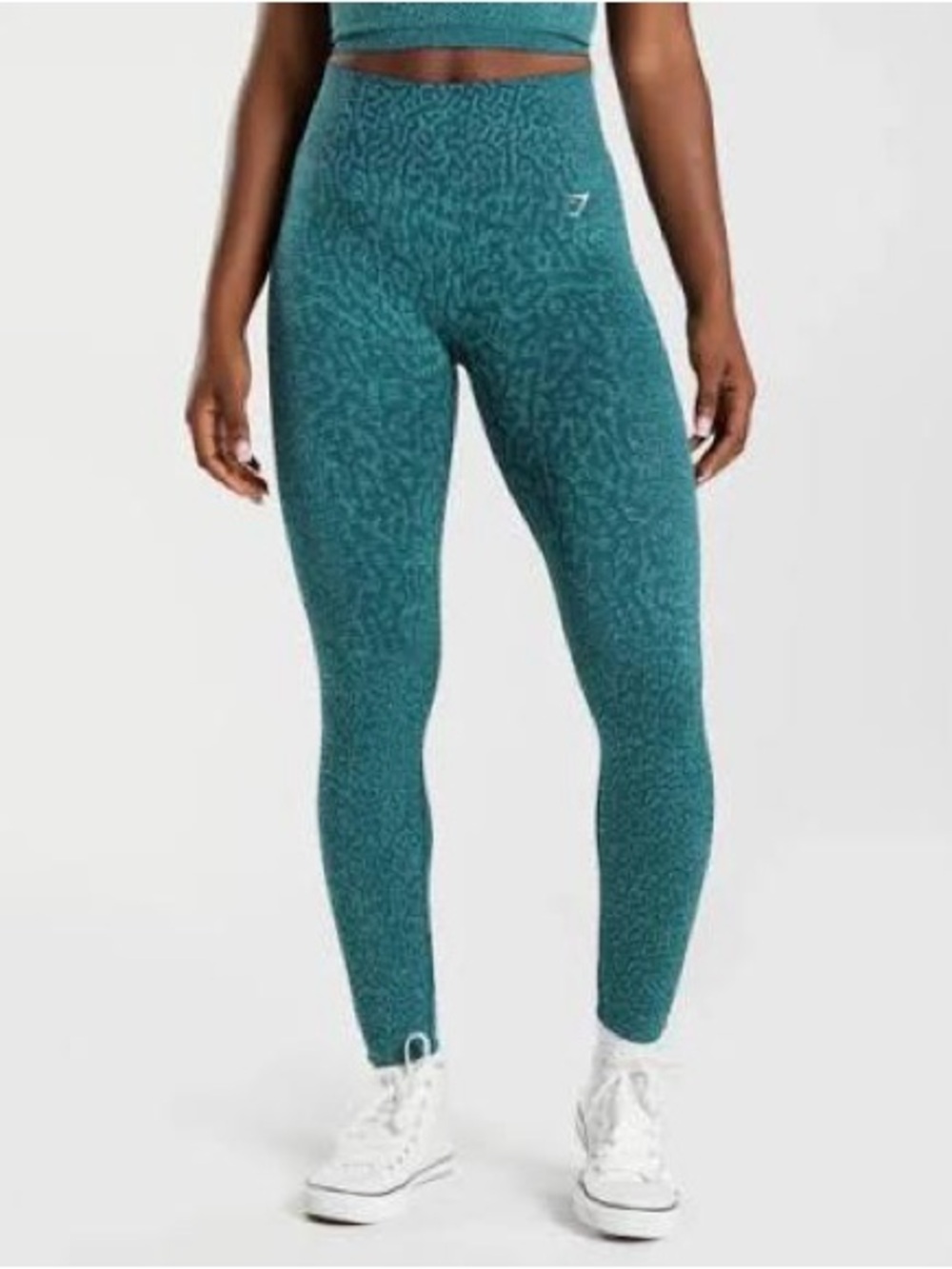 Gymshark Adapt Animal Seamless Leggings - Reef | Winter Teal